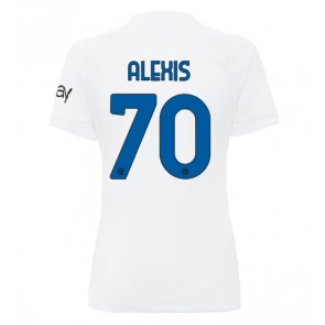 Inter Milan Alexis Sanchez #70 Koszulka Wyjazdowych Kobiety 2023-24 Krótki Rękaw